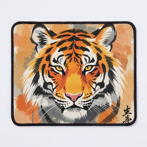 Item preview, Watercolor & Painterly Tiger Head designed and sold by Marcu Ioachim.