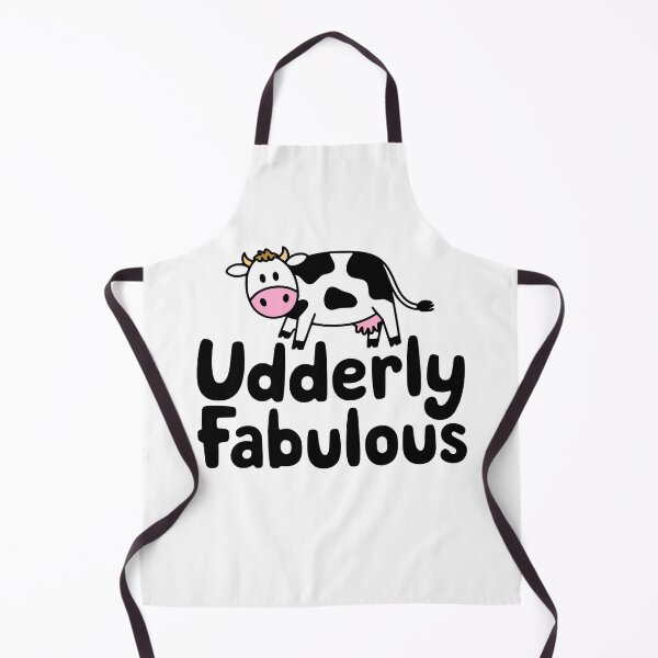 Item preview, Udderly Fabulous. Cute Cow Pun designed and sold by PMCreative.