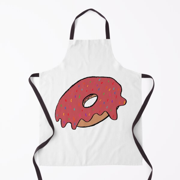 Item preview, rainbow sprinkles red frosting donut designed and sold by paladinprints.