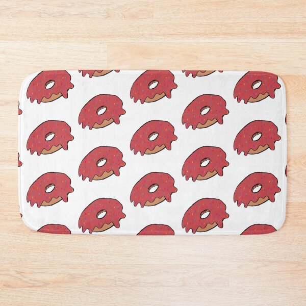 Item preview, rainbow sprinkles red frosting donut designed and sold by paladinprints.