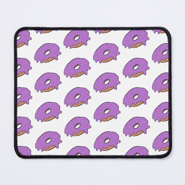 Item preview, rainbow sprinkles purple frosting donut designed and sold by paladinprints.
