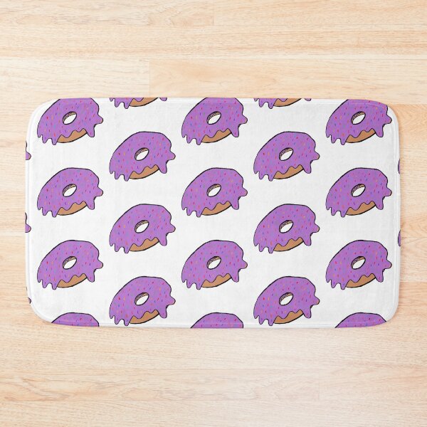 Item preview, rainbow sprinkles purple frosting donut designed and sold by paladinprints.