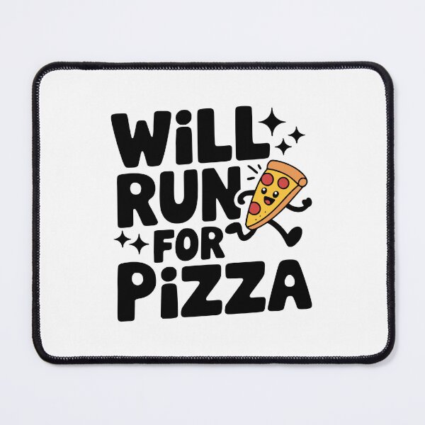 Item preview, Will Run For Pizza! Cute Pizza Pun designed and sold by PMCreative.