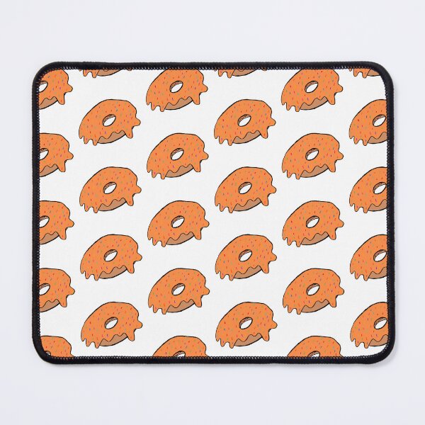Item preview, rainbow sprinkles orange frosting donut designed and sold by paladinprints.