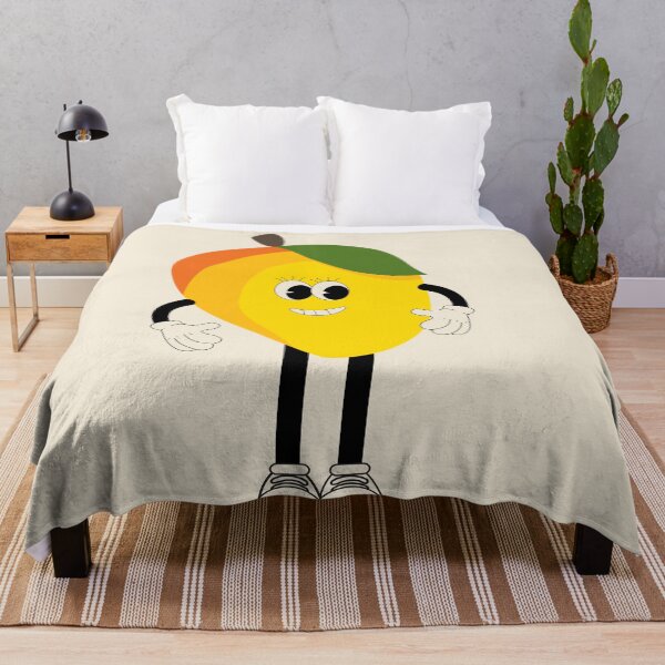 Item preview, Flat Design Illustration with Character Fun Mango designed and sold by AlginaPugachova.
