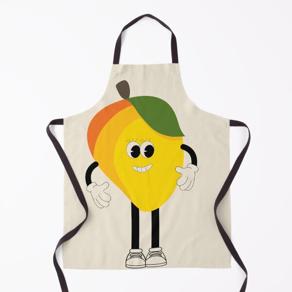 Item preview, Flat Design Illustration with Character Fun Mango designed and sold by AlginaPugachova.