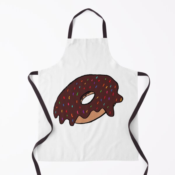 Item preview, rainbow sprinkles chocolate frosting donut designed and sold by paladinprints.
