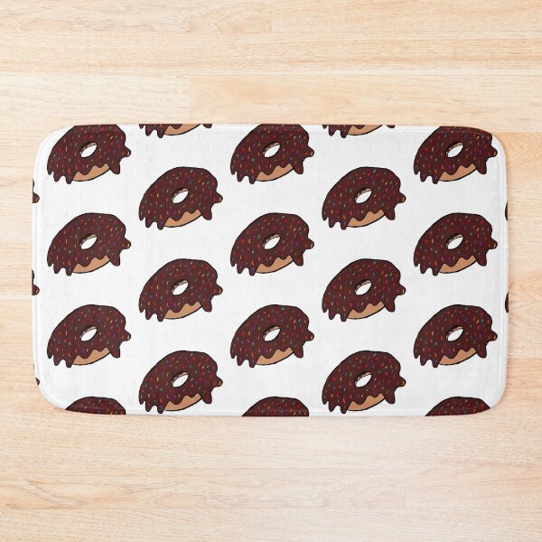 Item preview, rainbow sprinkles chocolate frosting donut designed and sold by paladinprints.