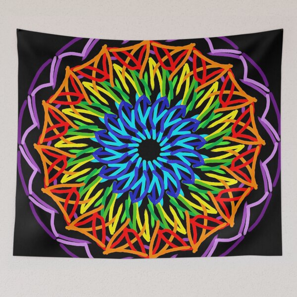 Item preview, rainbow mandala design designed and sold by Stefrait-7.