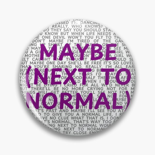 Item preview, Next to Normal lyrics  designed and sold by broadwaygirl142.