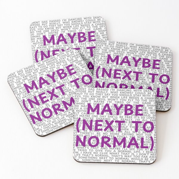 Item preview, Next to Normal lyrics  designed and sold by broadwaygirl142.