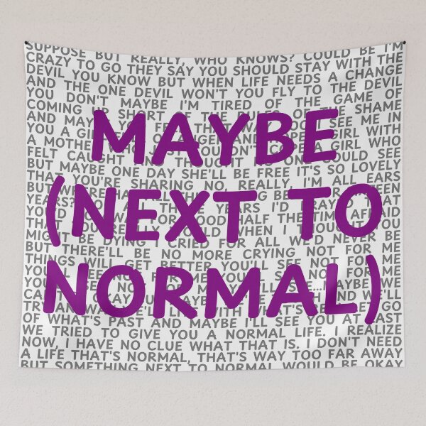 Item preview, Next to Normal lyrics  designed and sold by broadwaygirl142.