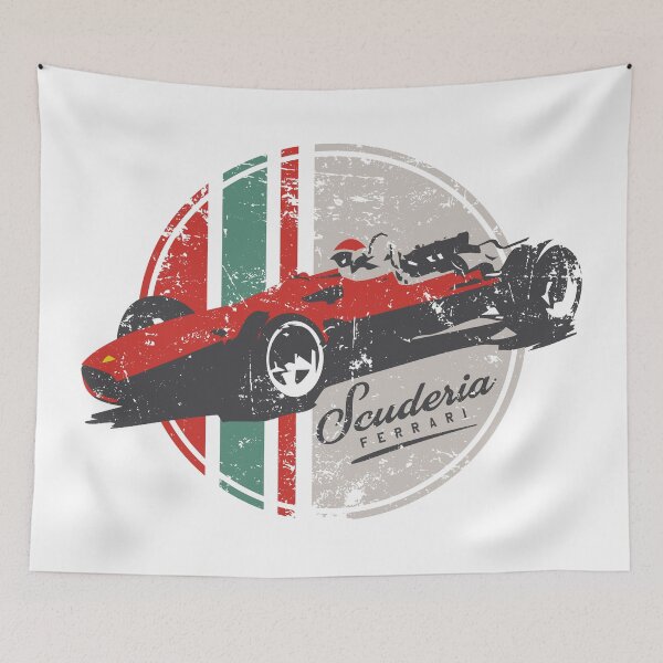Item preview, Vintage Scuderia Ferrari Dino designed and sold by SilverfireArt.