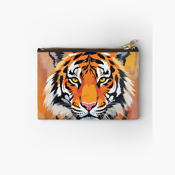 Item preview, Artistic watercolor with predatory tiger designed and sold by Marcu Ioachim.