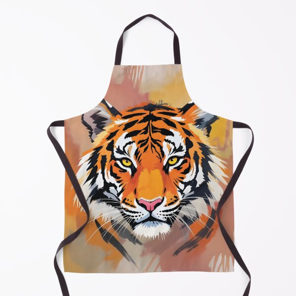 Item preview, Artistic watercolor with predatory tiger designed and sold by Marcu Ioachim.