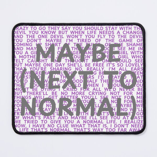 Item preview, Next to Normal lyrics designed and sold by broadwaygirl142.