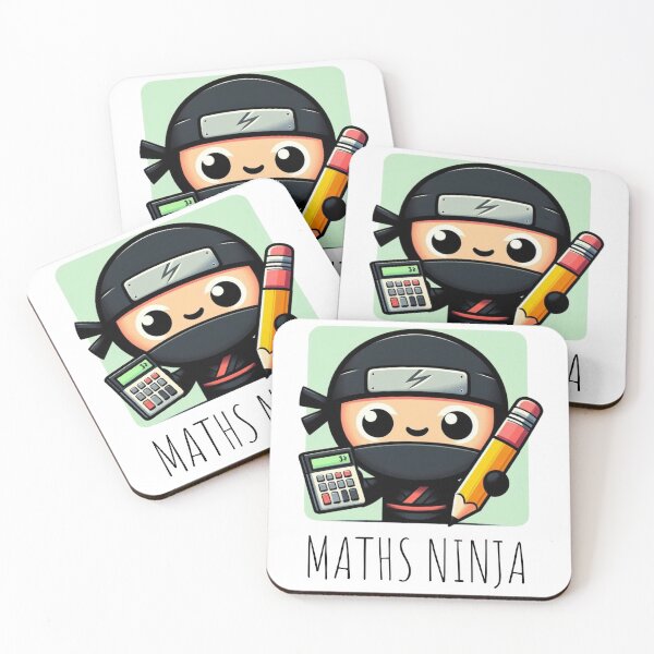 Item preview, Maths Ninja - Humorous Maths Design designed and sold by DoingMaths.