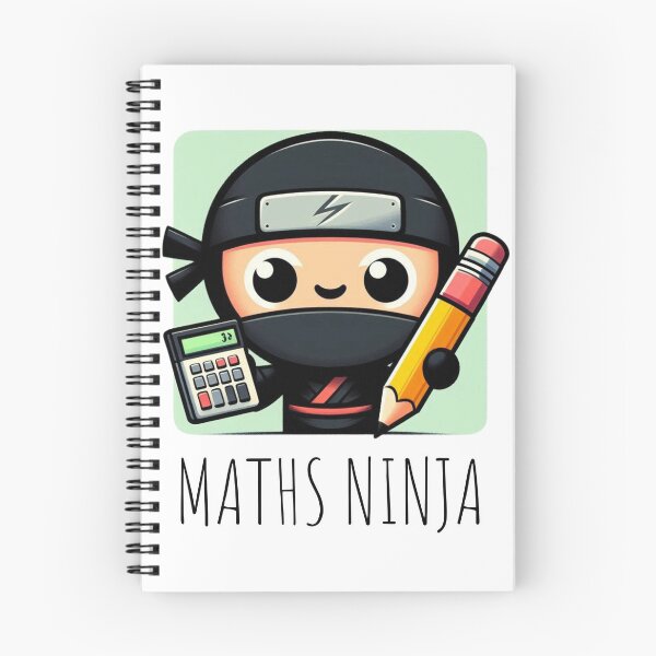 Item preview, Maths Ninja - Humorous Maths Design designed and sold by DoingMaths.