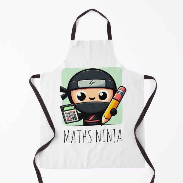 Item preview, Maths Ninja - Humorous Maths Design designed and sold by DoingMaths.