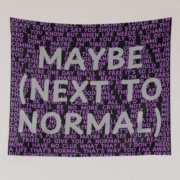 Item preview, Next to Normal lyrics  designed and sold by broadwaygirl142.