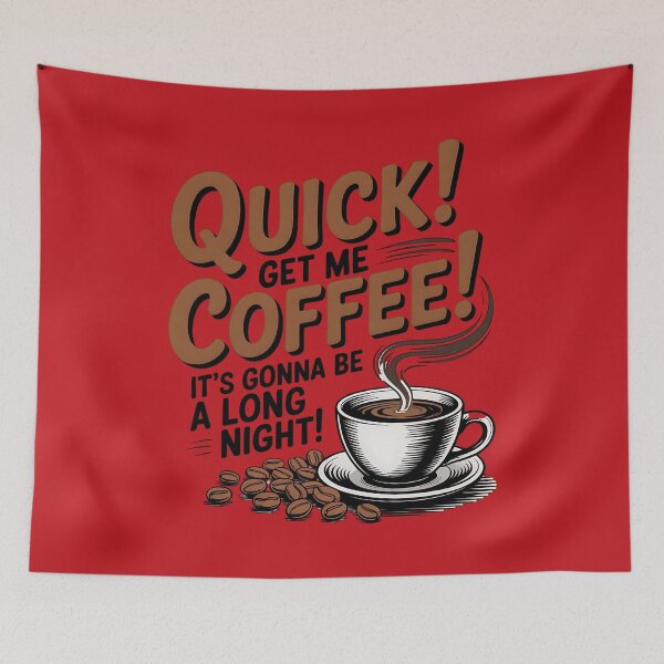 Item preview, Long Night Coffee Needed designed and sold by Bliss Find And Design.