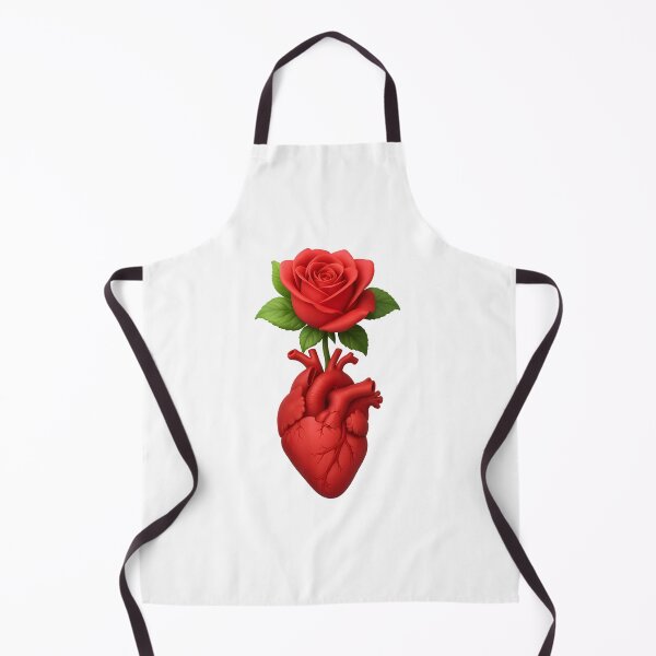 Item preview, Blooming Heart – 3D Rose Anatomy Art designed and sold by WolfPixelRo.