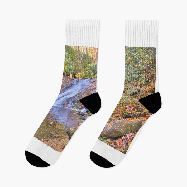 Item preview, Indian Creek Falls At Deep Creek Park North Carolina In Autumn designed and sold by LisaWootenPhoto.