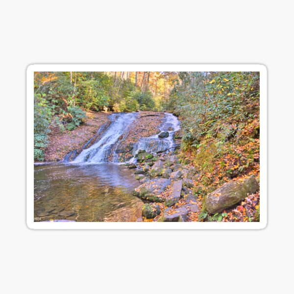 Item preview, Indian Creek Falls At Deep Creek Park North Carolina In Autumn designed and sold by LisaWootenPhoto.