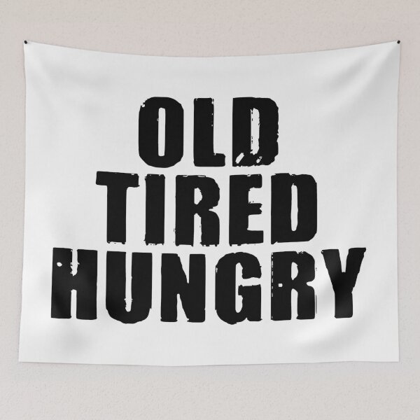 Item preview, Old Tired Hungry designed and sold by Angry Swan Designs.