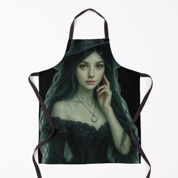 Item preview, Enchanted Midnight Witch - Dark Elegance designed and sold by DibujandoPorfa.