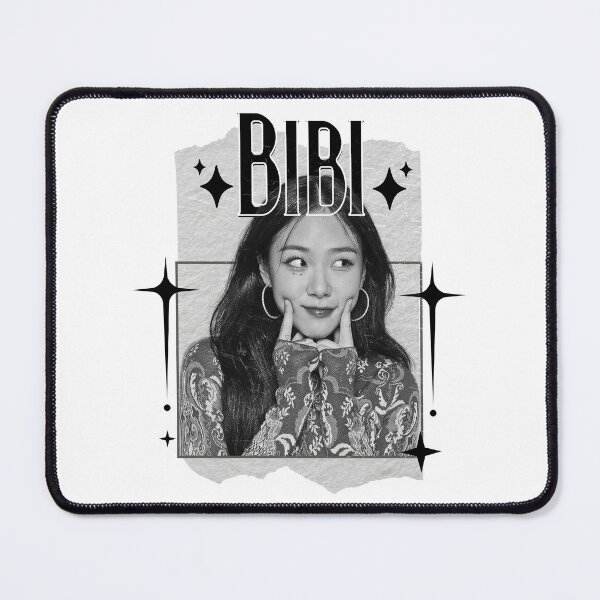 Item preview, Bibi Kpop Female Soloist Monochrome Black and White Collage Art Design designed and sold by HELL0WBELLO.