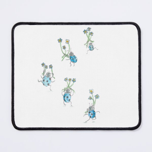 Item preview, Blue ladybirds designed and sold by GiselleSellier.
