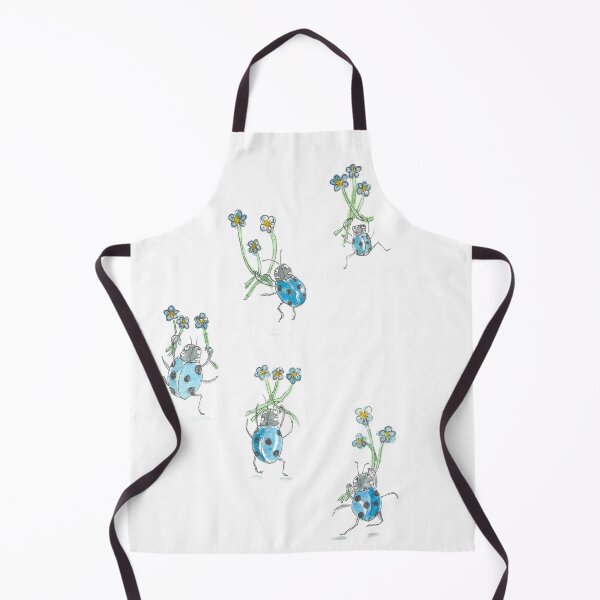 Item preview, Blue ladybirds designed and sold by GiselleSellier.
