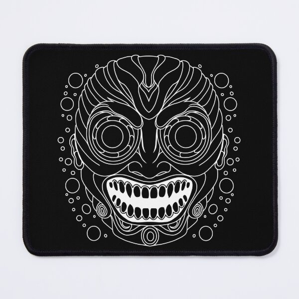 Item preview, Horror Mask: White Line Bubbles 07-d designed and sold by Waubamik Perry.