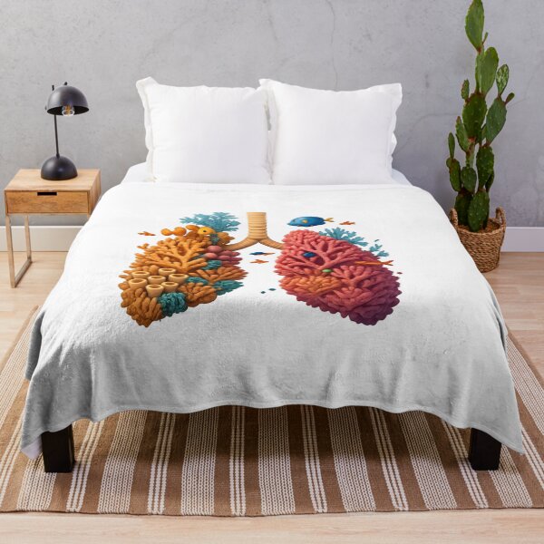 Item preview, Artistic Colorful Lungs Illustration designed and sold by WolfPixelRo.