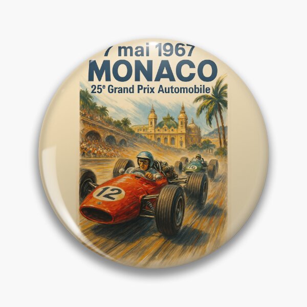 Artikelvorschau, 7. Mai 1967, Grand Prix von Monaco entworfen und verkauft von TeeARTHY.