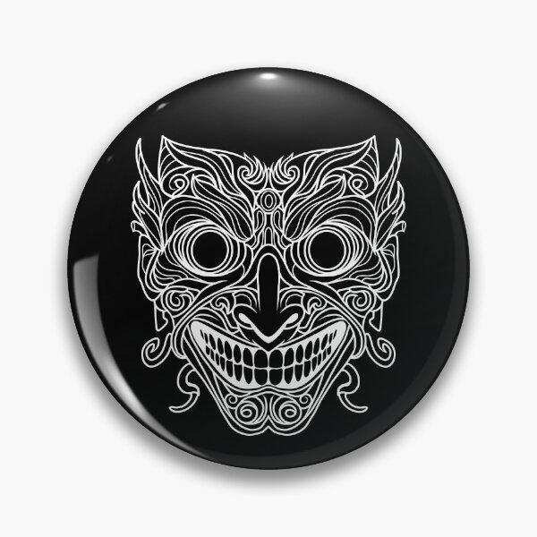 Item preview, Horror Mask: White Line Jokeresque 39-d designed and sold by Waubamik Perry.