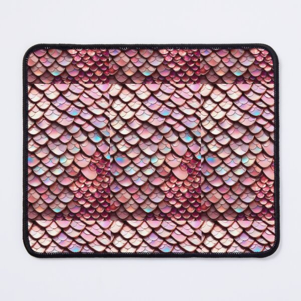 Item preview, MERMAIDS LAIR - BEDAZZLED ROSE PINK OPAL BLING Shimmery Scales Ocean Sea Aquatic Marine Fantasy Girly Girl Beach Cottage Decor designed and sold by Spinning Plates 360.