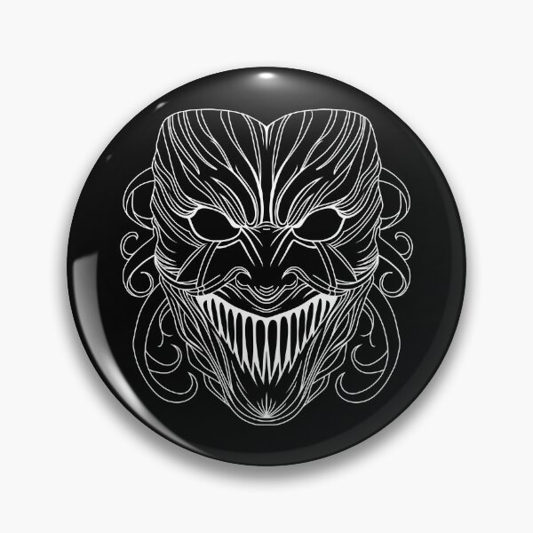 Item preview, Horror Mask: White Line Grinner 36-d designed and sold by Waubamik Perry.