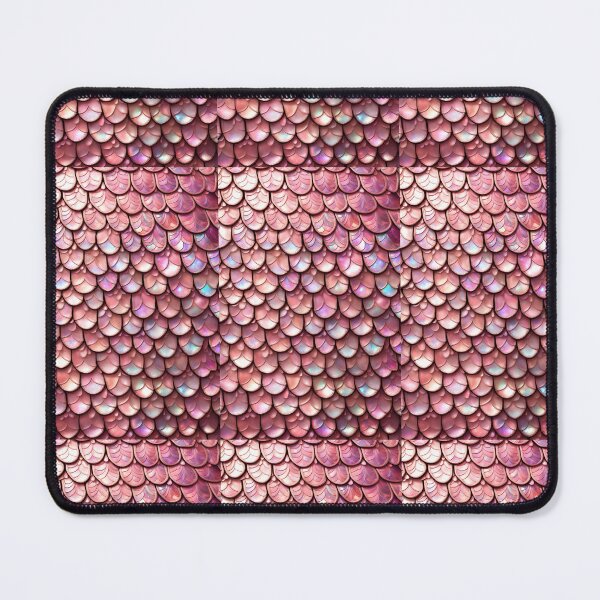 Item preview, MERMAIDS LAIR - BEDAZZLED ROSE PINK OPAL BLING Shimmery Scales Ocean Sea Aquatic Marine Fantasy Girly Girl Beach Cottage Decor designed and sold by Spinning Plates 360.