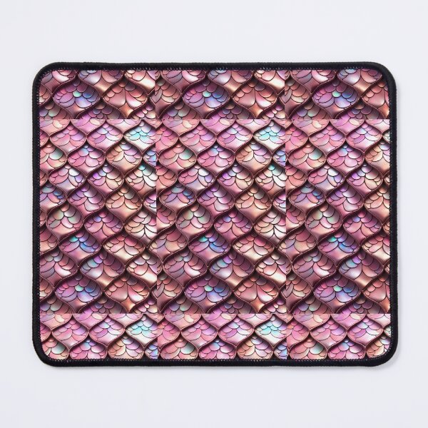 Item preview, MERMAIDS LAIR - BEDAZZLED ROSE PINK OPAL BLING Shimmery Scales Ocean Sea Aquatic Marine Fantasy Girly Girl Beach Cottage Decor designed and sold by Spinning Plates 360.