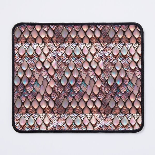 Item preview, MERMAIDS LAIR - BEDAZZLED ROSE PINK OPAL BLING Shimmery Scales Ocean Sea Aquatic Marine Fantasy Girly Girl Beach Cottage Decor designed and sold by Spinning Plates 360.