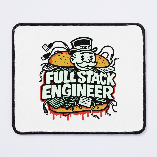 Item preview, Full Stack Engineer Burger designed and sold by SoftwareStickers.