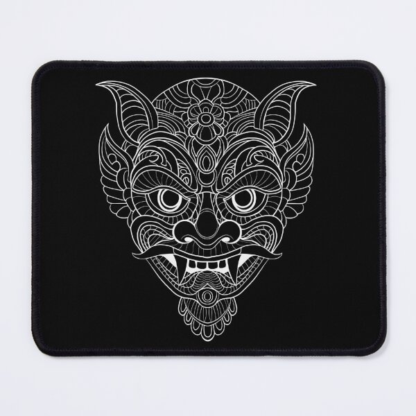 Item preview, Horror Mask: White Line Oni designed and sold by Waubamik Perry.