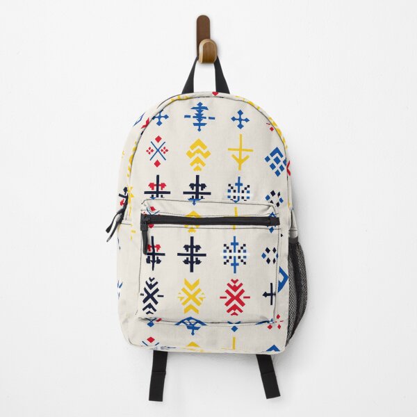 Item preview, Geometric Arctic Symbols in Red and Blue designed and sold by Moisky Patterns.