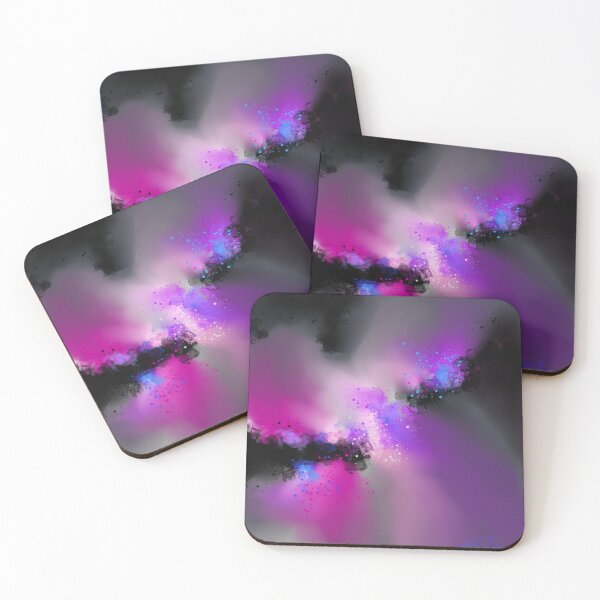 Item preview, Mystic Aurora - Purple Pink Blue Abstract designed and sold by Joey Santiago.