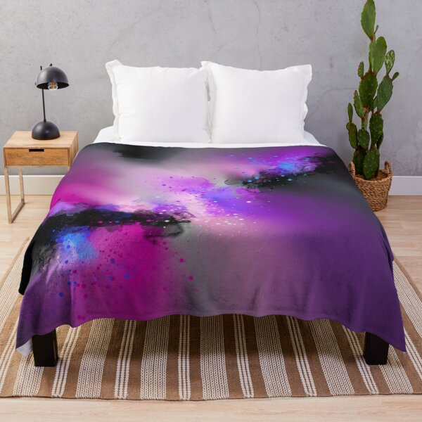 Item preview, Mystic Aurora - Purple Pink Blue Abstract designed and sold by Joey Santiago.
