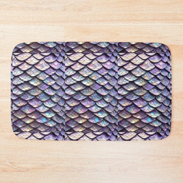 Item preview, MERMAIDS LAIR - BEDAZZLED LAVENDER PURPLE AMETHYST BLING Shimmery Scales Ocean Sea Aquatic Marine Fantasy Girly Girl Beach Cottage Decor designed and sold by Spinning Plates 360.