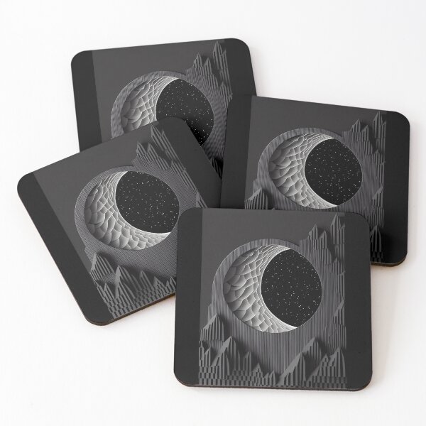 Item preview, Geometric Lunar Horizon designed and sold by ShadowAndSlate.