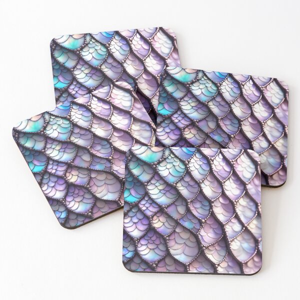 Item preview, MERMAIDS LAIR - BEDAZZLED LAVENDER PURPLE AMETHYST BLING Shimmery Scales Ocean Sea Aquatic Marine Fantasy Girly Girl Beach Cottage Decor designed and sold by Spinning Plates 360.